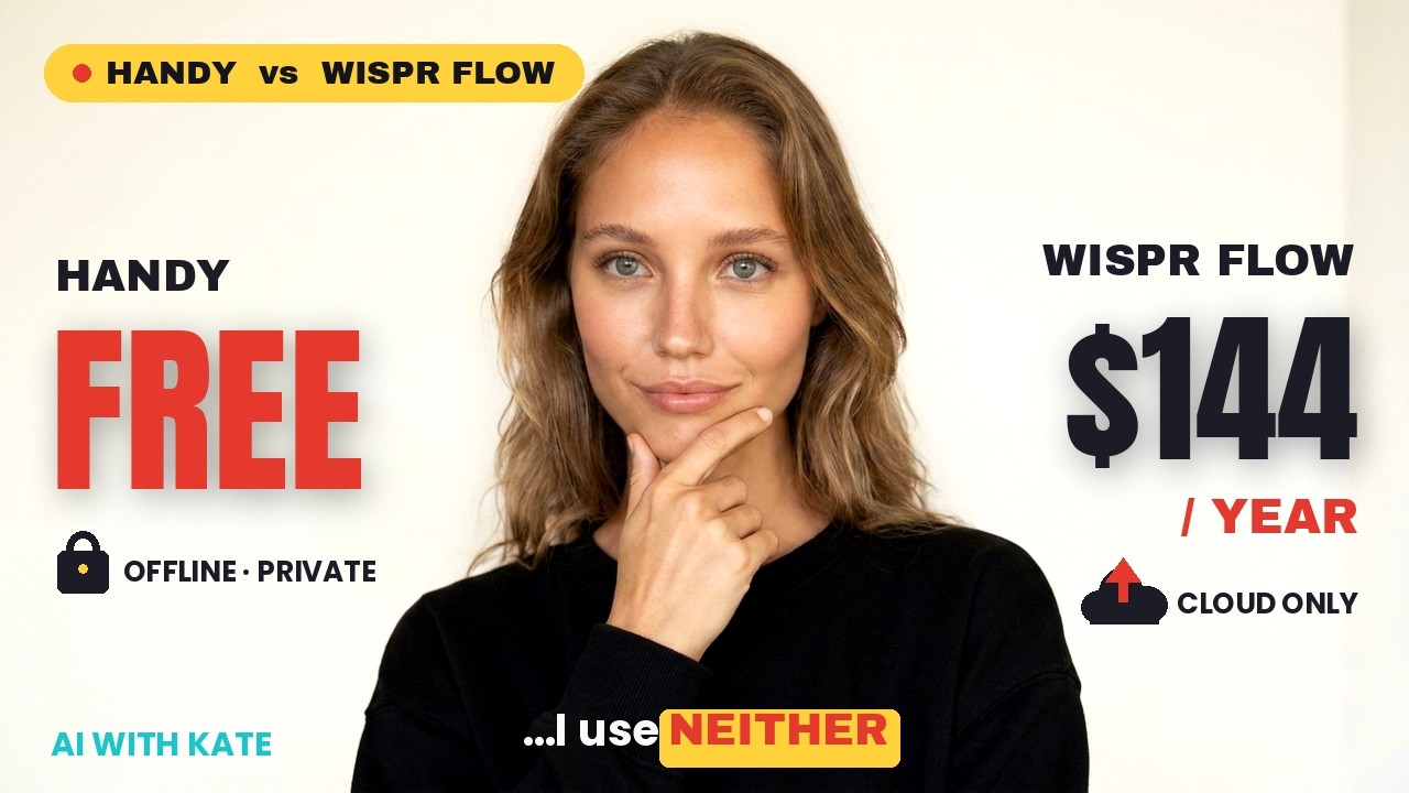 Handy vs Wispr Flow: free, private, or worth $144 a year?