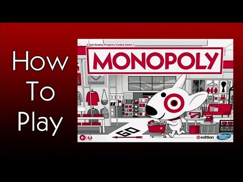Board Game Museum: How To Play Monopoly The Target Edition Board Game (Hasbro)