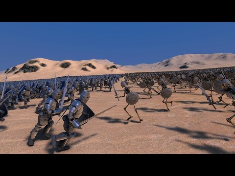 8000 Skeleton Warriors vs 5000 Heavy Knights | Ultimate Epic Battle Simulator