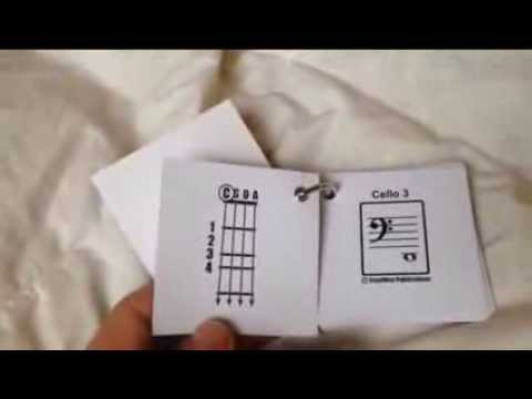Cello Fingering Chart Flashcards - How to Read Music & Play!