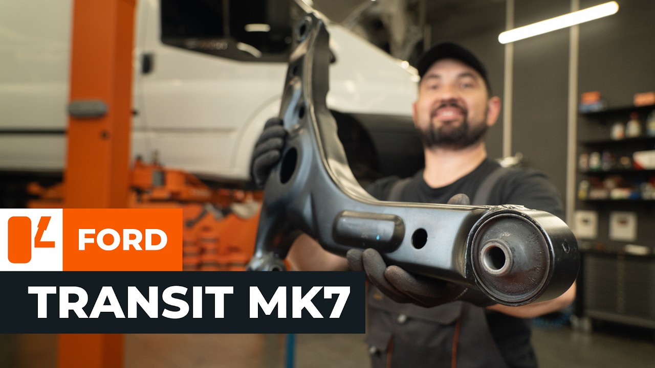Cómo sustituir: brazo de suspensión, parte delantera, en Ford Transit Mk7 furgón — guía de sustitución