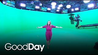 Meteorologist Ashley Nanfria shows off newest AR/VR set