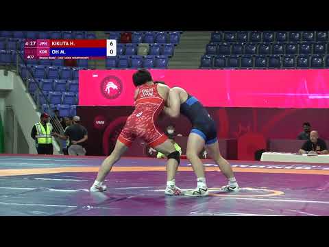 BRONZE GR - 72 kg: H. KIKUTA (JPN) v. M. OH (KOR)