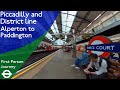 London Underground First Person Journey Alperton To Paddington