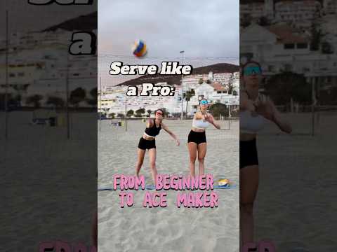 Serve like a Pro: from beginner to ice maker  #beachvolley #beachvolleyball #volleyserve #serve
