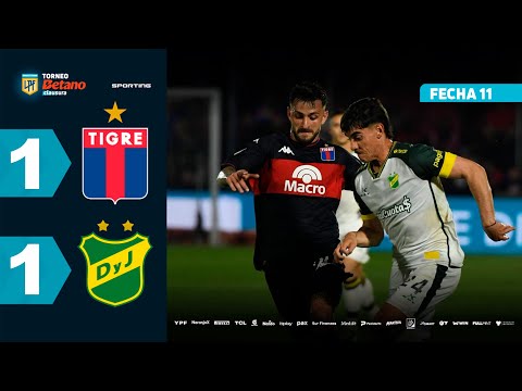 TIGRE 1 - 1 DEFENSA Y JUSTICIA | Resumen del partido | #TorneoBetano Clausura 2025