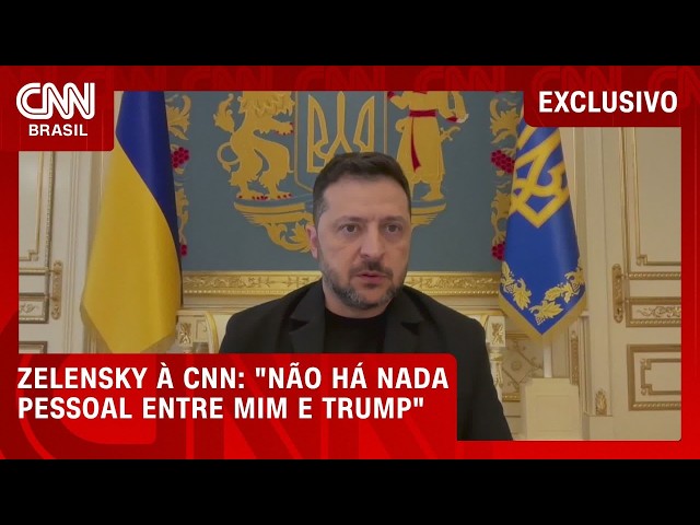 Tensões com Trump "não são pessoais", diz Zelensky à CNN | BASTIDORES CNN