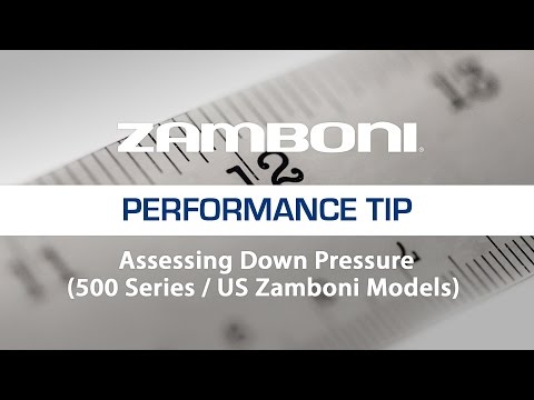 Zamboni Assessing Down Pressure
