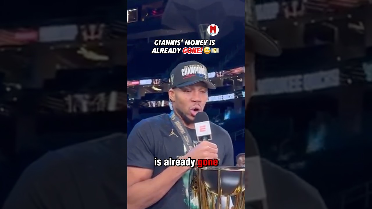 Giannis’ money is already gone😅💵❌#giannisantetokounmpo #nba #bucks #milwaukeebucks #nbacup #sports