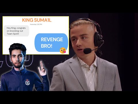 N0tail leaks what Sumail texted him after knocking out Team Spirit