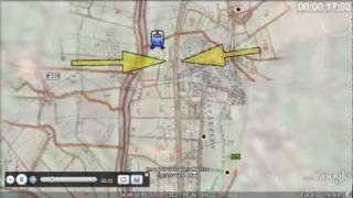 preview picture of video '2D top-down map run: Strabane to Stranorlar c1850'