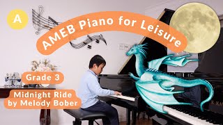 Midnight Ride - Melody Bober | AMEB Grade 3 Piano for Leisure (Sam)