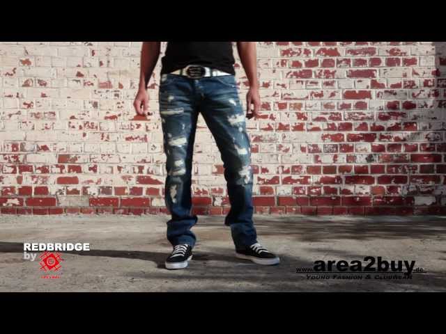 Vídeo relacionado con Redbridge Red Bridge - Pantalones vaqueros para hombre, aspecto desgastado, azul, 32W x 34L