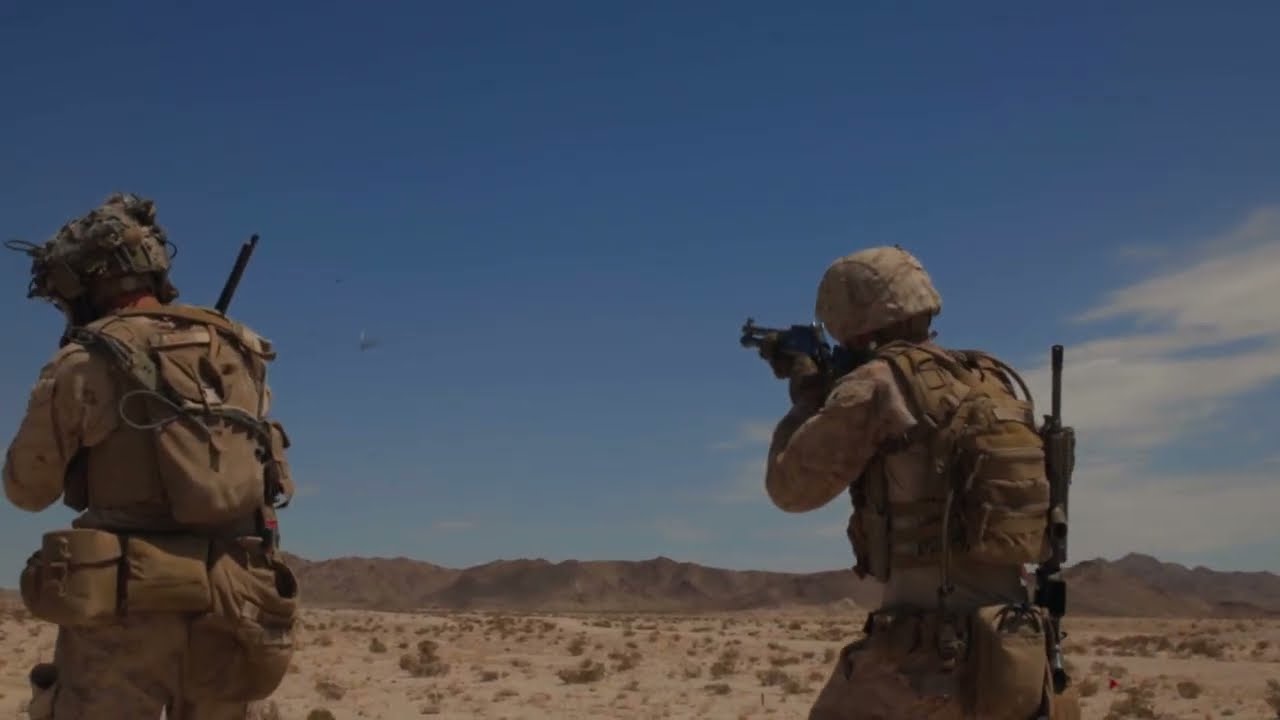 See U.S. Marines Shoot Down Drones with Rifles and Shotguns - YouTube
