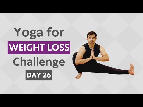 Yoga for Weight Loss | Day 26 | Hatha Yoga | Yoga with Naveen