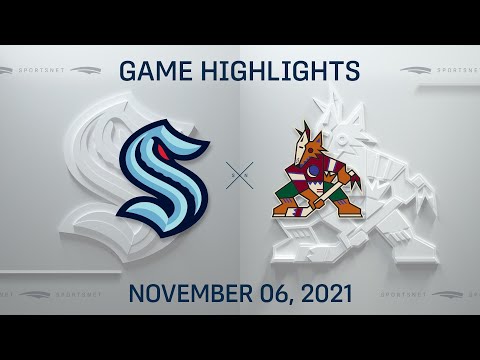 NHL Highlights | Kraken vs. Coyotes - Nov. 6, 2021