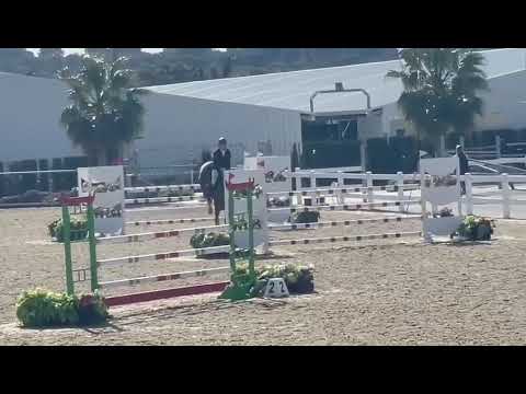 Komme Casall TN & Kars Bonhof two clear rounds in 6 year olds Vejer de la Fronterra