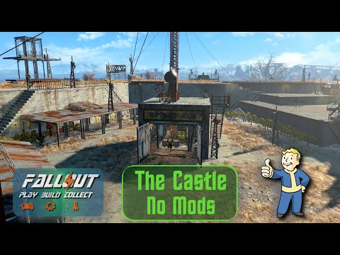 Fallout 4 The Castle No Mods Settlement Build Tour. Fully Repaired Minutemen Castle Next-Gen Update.