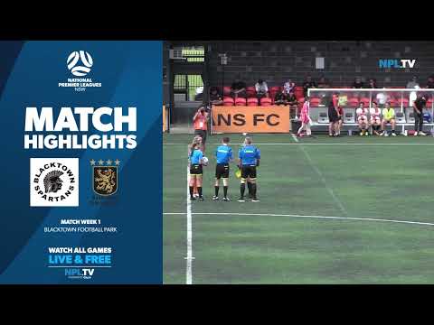 NPL NSW Women's Round 1 Highlights – Blacktown Spartans v Bankstown City