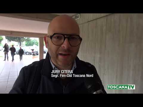 2019-05-21 PISTOIA - AMIANTO, SCIOPERO A HITACHI RAIL ITALY