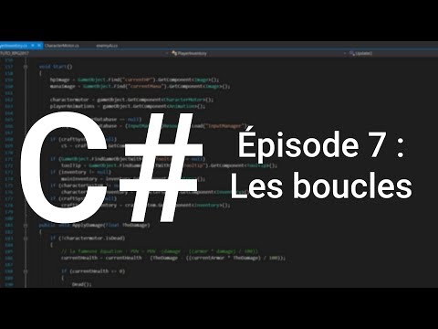 Apprendre le C Épisode 1 Les variables Unity 3D