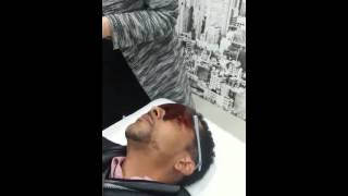 Laser treatment from a Beautiful Turkish Doctor with Smoke coming from my Face