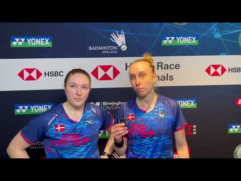 Maiken Fruergaard and Sara Thygesen - All England