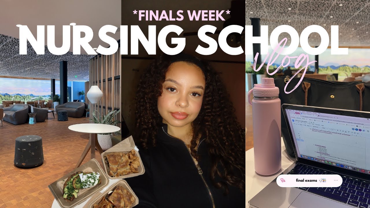 NURSING SCHOOL WEEKLY VLOG ♡ finals week, being productive, and more!