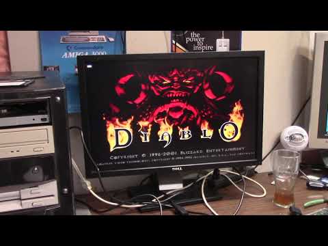 AmigaOS XL Amithlon part 2 Games, USB and Networking! oh yeah!