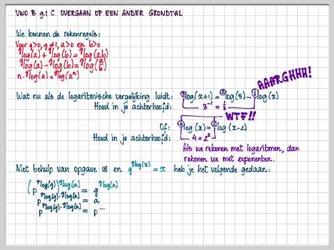 vwo B 9.1 C Overgaan op een ander grondtal