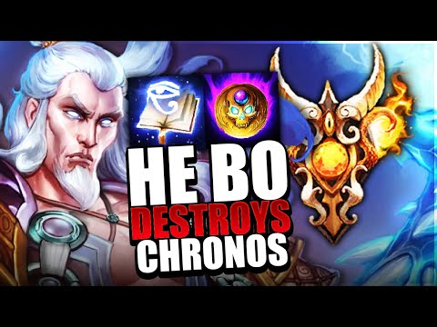 He Bo Counters & DESTROYS Chronos! - Grandmasters Ranked Joust - Smite