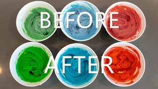 Bright Buttercream Icing Color Hack | How to Make Your Buttercream Pop!