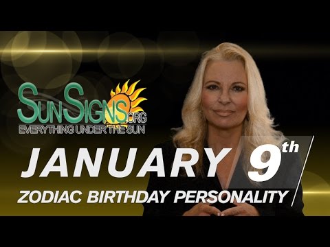January 9 Zodiac Horoscope Birthday Personality - Capricorn - Part 2