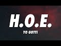 Yo Gotti H O E Heaven On Earth Lyrics