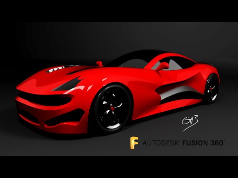 Car Design Speedrun 5 - Using Autodesk Fusion 360 - supersport GT