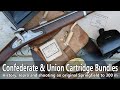 Making Civil War cartridge bundles and shooting an original Springfield rifle musket to 300 m