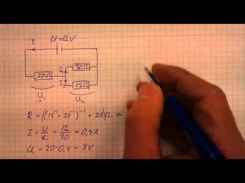 Ellära, krets med både serie- och parallellkoppling