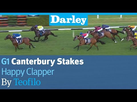 Happy Clapper by Teofilo wins the G1 Canterbury Stakes at Randwick