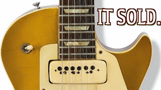 The Results Were Shocking! | Les Paul&#39;s #1 Sells at Auction Results + B.B. King&#39;s Guitars!