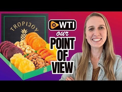 Dried Fruit Snacks Gift Basket – 7 Gourmet Tropical Soft Dry Fruit Basket Gift | 12.5oz Healthy Fresh Nut Tray - Vegan Food Birthday Gifts for Women - Featuring Dried Mango - WTI product video review