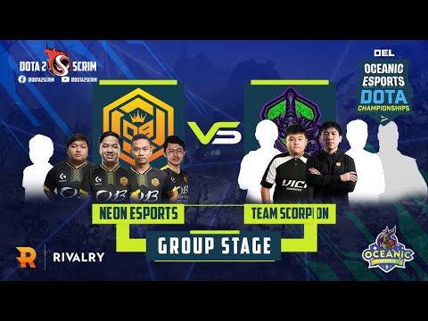 Neon Esports vs Team Scorpion - Oceanic Esports Dota Championships - Group Stage - B02