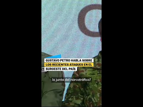 GUSTAVO PETRO señala que los ATAQUES EN CAUCA podrían ser "sabotaje" electoral | EL PAÍS