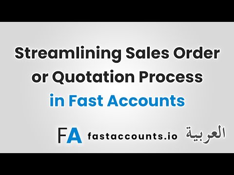 Streamlining Sales Order or Quotation Process-العربية