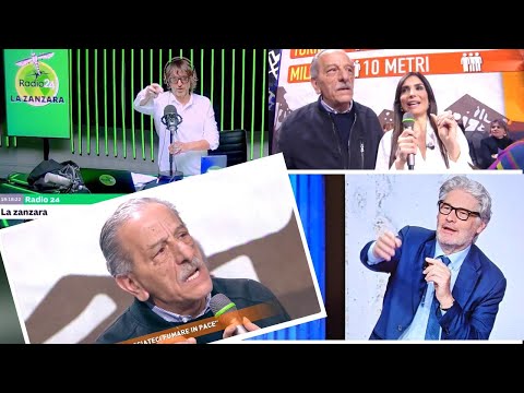 Nevio Lo Stirato in televisione - La Zanzara 22.4.2024