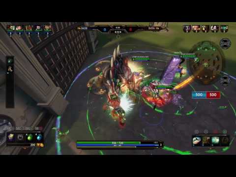 Ares ult on Susano in fountain