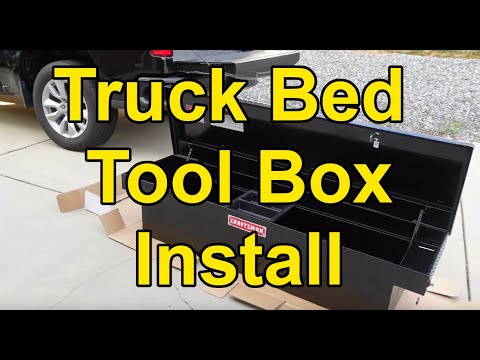 [HOW TO] Install a Craftsman Tool Box on a 2022 Silverado LTD Custom (No Drilling Required)