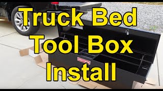 [HOW TO] Install a Craftsman Tool Box on a 2022 Silverado LTD Custom (No Drilling Required)