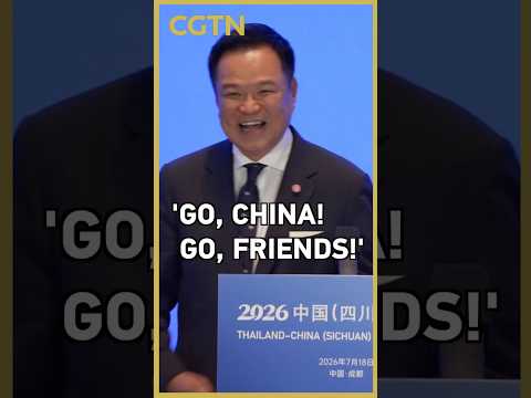 'Go, China! Go, friends!' Thai PM highlights growing partnership at Sichuan forum