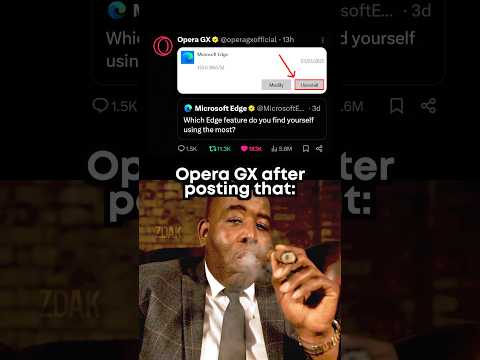 Opera GX is savage 💀