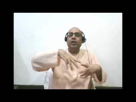 Gokuleshwar Das Live Session - Bhagavad Gita g 13.16 / Hindi / 08th January 2018